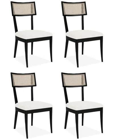 Macy's Laguna 4pc Cane Back Chair Set In No Color