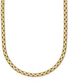 Macy's Large Rounded Box-link 20" Chain Necklace (3.5mm) In 14k Gold In Yellow Gold