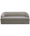 Macy's Lelina Fabric Apartment Sofa, Exclusively At  In Biscotti