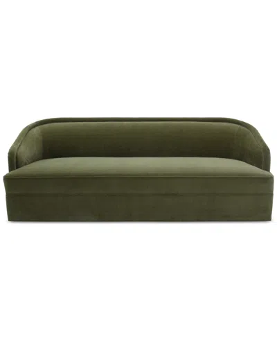 Macy's Lelina Fabric Apartment Sofa, Exclusively At  In Fern