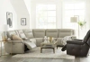 Macy's Lenardo Leather Sectional Power Motion Recliner Collection Created For Macys In Neutral