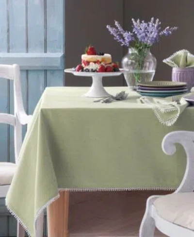 Macy's Lenox French Perle Pistachio Table Linen Collection In Periwinkle