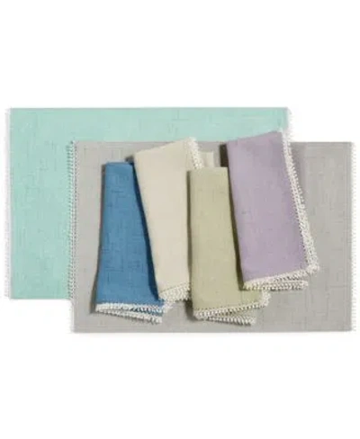Macy's Lenox French Perle Placemat Napkin Collection In Pistachio