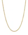 Macy's Lightweight Diamond Cut Rope Chain 24" Necklace (3mm) In 14k Yellow Gold In Yellow Gold