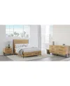 Macy's Linstead 3-pc. California King Panel Storage Set (bed, Dresser & Nightstand), Created For  In Transparent