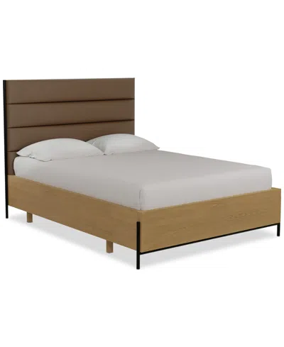 Macy's Linstead Queen Upholstered Bed, Created For  In Transparent