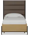 Macy's Linstead Twin Upholstered Bed, Created For  In Transparent