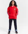 Macy's Little & Big Kids Spider-man Graphic Hooded Sweatshirt, Created For  In Red