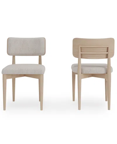 Macy's Lunare 2-pc. Curved Chair Set In No Color