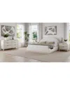 Macy's Lunare 3-pc. Bedroom Set (full Bed, Dresser & Nightstand) In Cloud