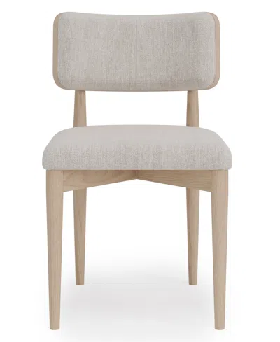 Macy's Lunare Curved Dining Chair In Dunes