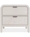 Macy's Lunare Nightstand In Cloud