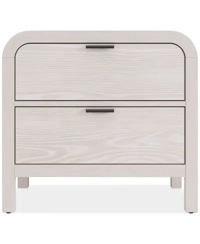 Macy's Lunare Nightstand In Cloud