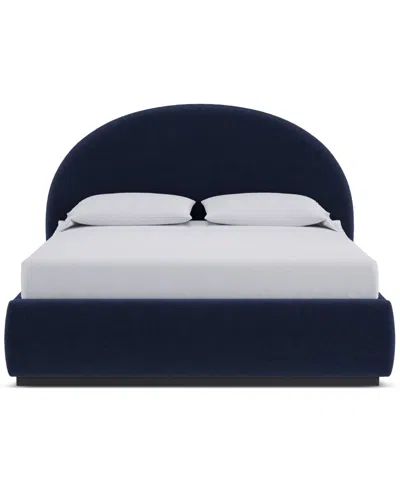 Macy's Lunare Queen Bed In Blue Jean