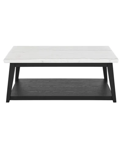 Macy's Mabell 26" Wood Cocktail Table In Black