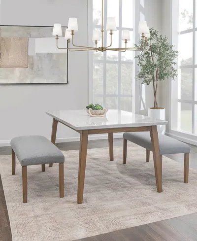 Macy's Mabell 3-pc. Set (table & 2 Benches), Created For  In No Color