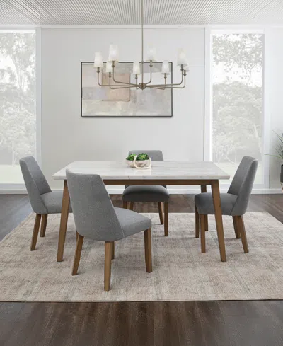 Macy's Mabell 5-pc. Set (table & 4 Side Chairs), Created For  In No Color