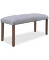 Macy's Mabell Dining Bench In Brown