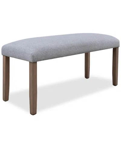 Macy's Mabell Dining Bench In Brown