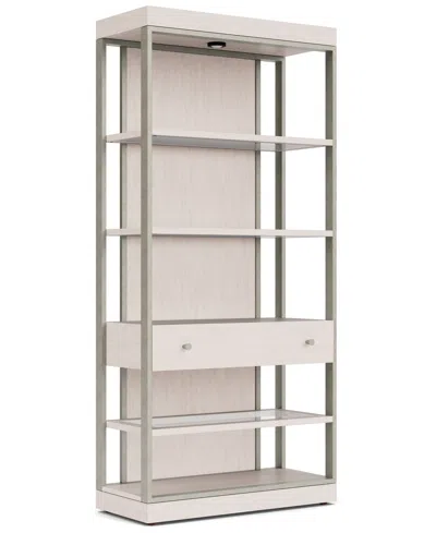 Macy's Maisie 78" Wood Etagere In Neutral