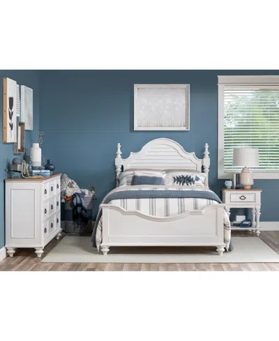 Macy's Mandeville 3 Pc. Full Set (bed, Small Dresser & Open Nightstand), Created For . In White