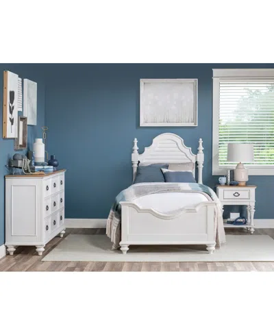 Macy's Mandeville 3 Pc. Twin Set (bed, Small Dresser & Open Nightstand), Created For . In White