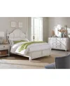 Shop Macy's Mandeville 3pc Bedroom Set (louvered California King Bed + Louvered Dresser + 1-drawer Nightstand) In White