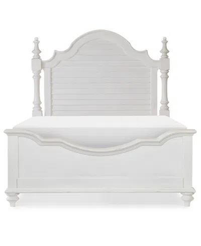 Macy's Mandeville Full Louvered Bed, Created For . In White