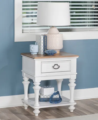 Macy's Mandeville Open Nightstand, Created For . In White