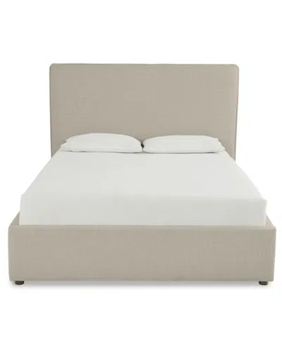 Macy's Marcel Upholstered King Storage Bed In Brown