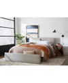 Macy's Mariley King Upholstered Storage Bed In Dove