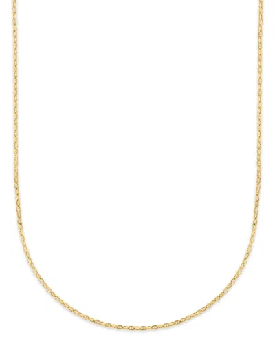 Macy's Mariner Chain Necklace In 10k Yellow Gold,  Exclusive