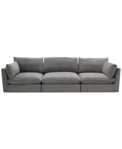 Macy's Marsten 126" 3-pc. Fabric Sectional, Created For  In Otter