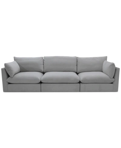 Macy's Marsten 126" 3-pc. Fabric Sectional, Created For  In Pearl