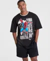 Macy's Marvel X Nba Men's "it's Spidey" Spiderman Short Sleeve Graphic T-shirt, Macy's Exclusive In Blue