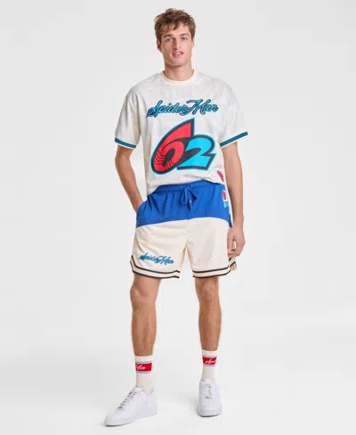 MACY'S MARVEL X NBA MEN'S SPIDER-MAN BASKETBALL SHORTS, MACY'S EXCLUSIVE