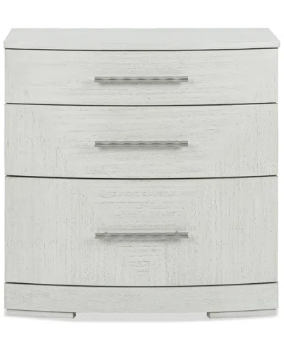 Macy's Matrix 30" Usb Charging Nightstand,  Exclusive In Gray