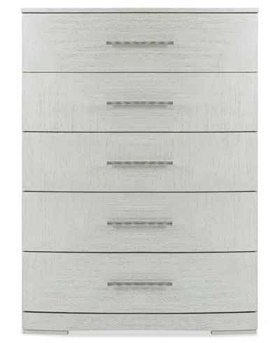 Macy's Matrix 5-drawer Chest,  Exclusive In Gray