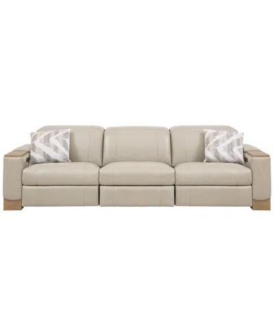 Macy's Maxyne 3-piece Power Reclining Sofa Set In Neutral