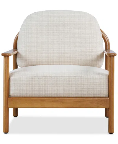 Macy's Mayela Fabric Accent Chair, Exclusively At  In White