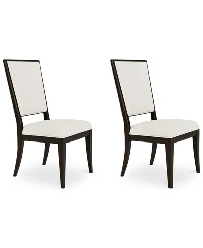 Macy's Mazen 2-pc. Side Chair Set In Neutral