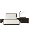 Macy's Mazen 3-pc. Queen Set (bed, Dresser & Nightstand) In White