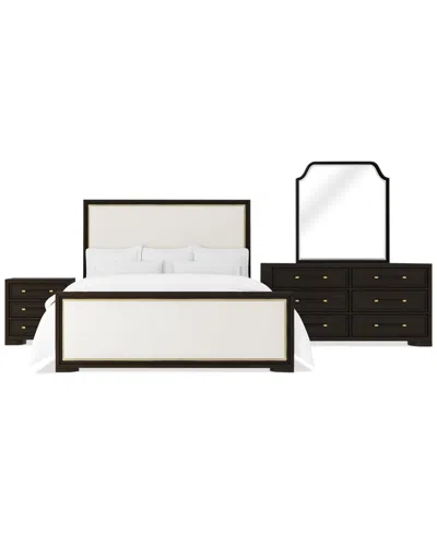Macy's Mazen 3-pc. Queen Set (bed, Dresser & Nightstand) In White