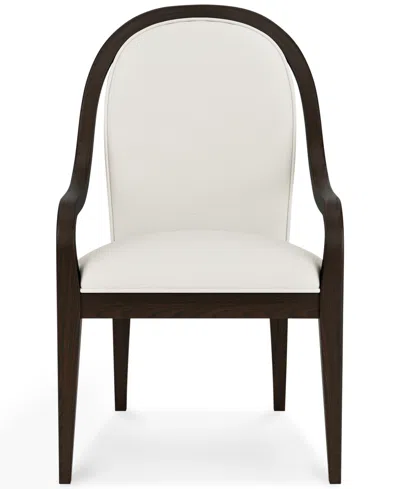 Macy's Mazen Arm Chair In White