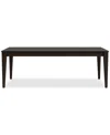 Macy's Mazen Dining Table In Dark Brown