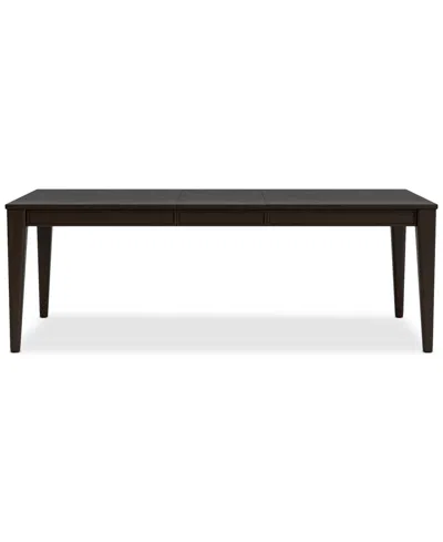 Macy's Mazen Dining Table In Dark Brown