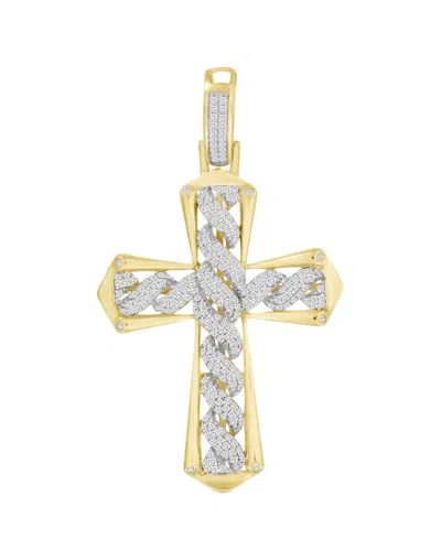 Macy's Men's Diamond Charm (1/2 Ct. T.w.) In 10k Yellow Gold