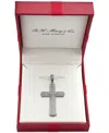 Macy's Men's Diamond Cross Pendant (1/2 Ct. T.w) In 14k White Gold In Brown