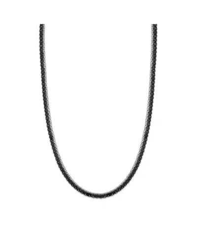 Macy's Men's Diamond Link 24" Necklace (2 Ct. T.w.) In 10k Gold (also In Black Diamond)