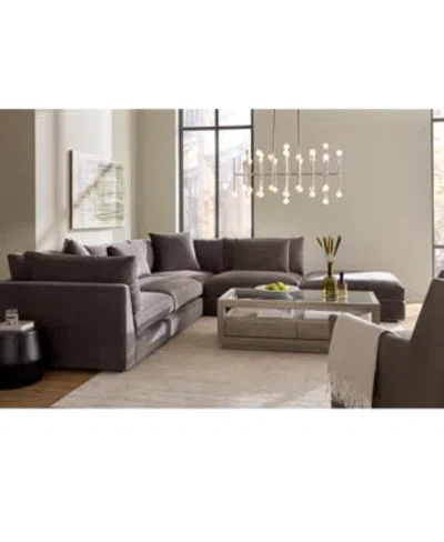 Macy's Merten Fabric Sofa Collection Exclusively At Macys In Black